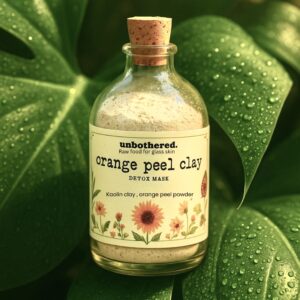 Orange Peel Clay detox Mask